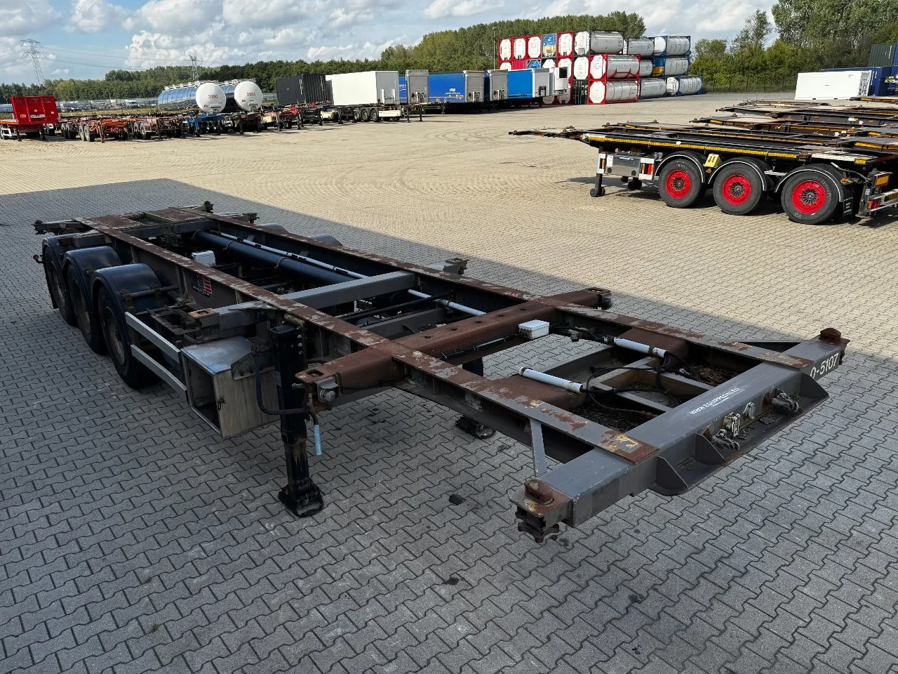 DESOT 1994 - 20FT/30FT ADR-Chassis, Liftachse, Heckbundig, 2x vorhanden afbeelding 22