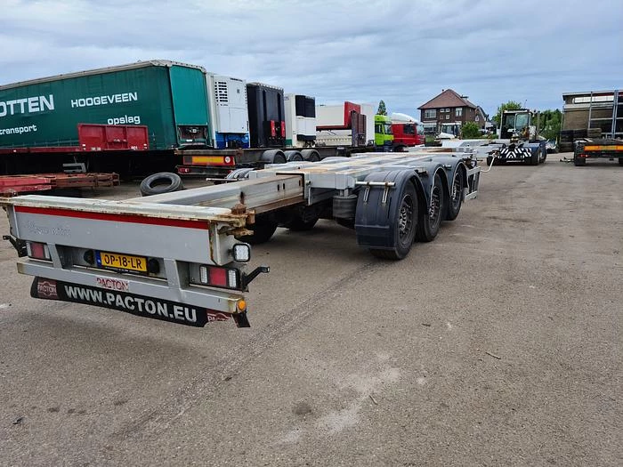 Pacton TE3 | 3 AXLE SAF DISC | CONTAINERCHASSIS | MULTI | ALL CONNECTIONS | financiering mogelijk.| new apk. 2016 obrázek 5