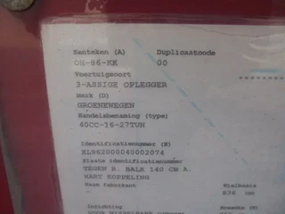 Groenewegen N/A 2004 - 40CC-16-27TUN afbeelding 4