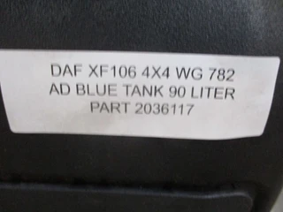 DAF - 2036117 AD BLUE TANK XF CF 106 90 LITER obrázek 3 náhled