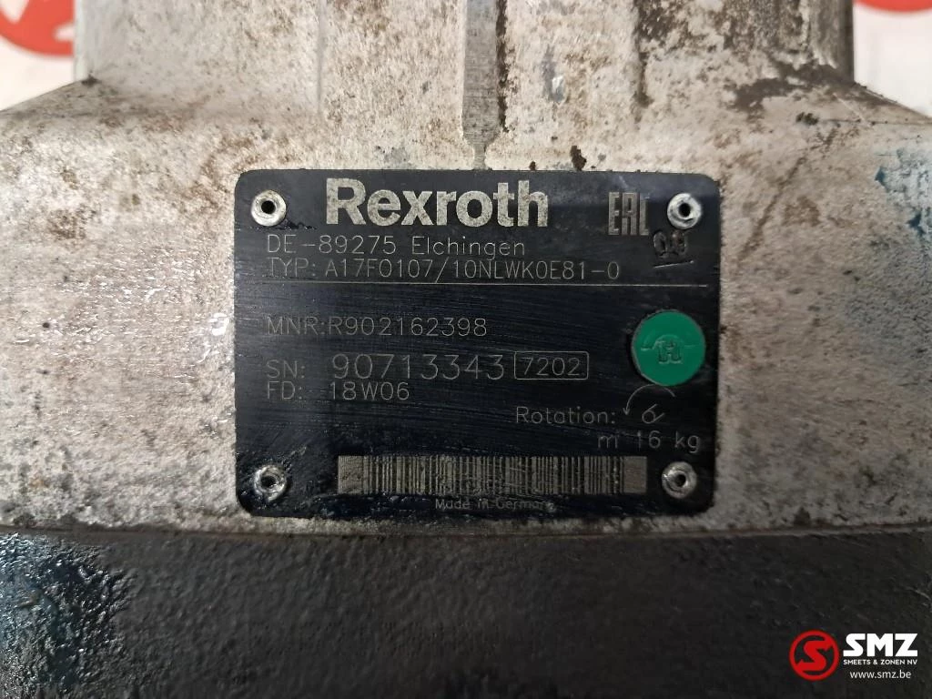 Diversen 2018 - Occ hydraulische pomp A17F0107/10NLWK0E81-0 Rexrot afbeelding 7