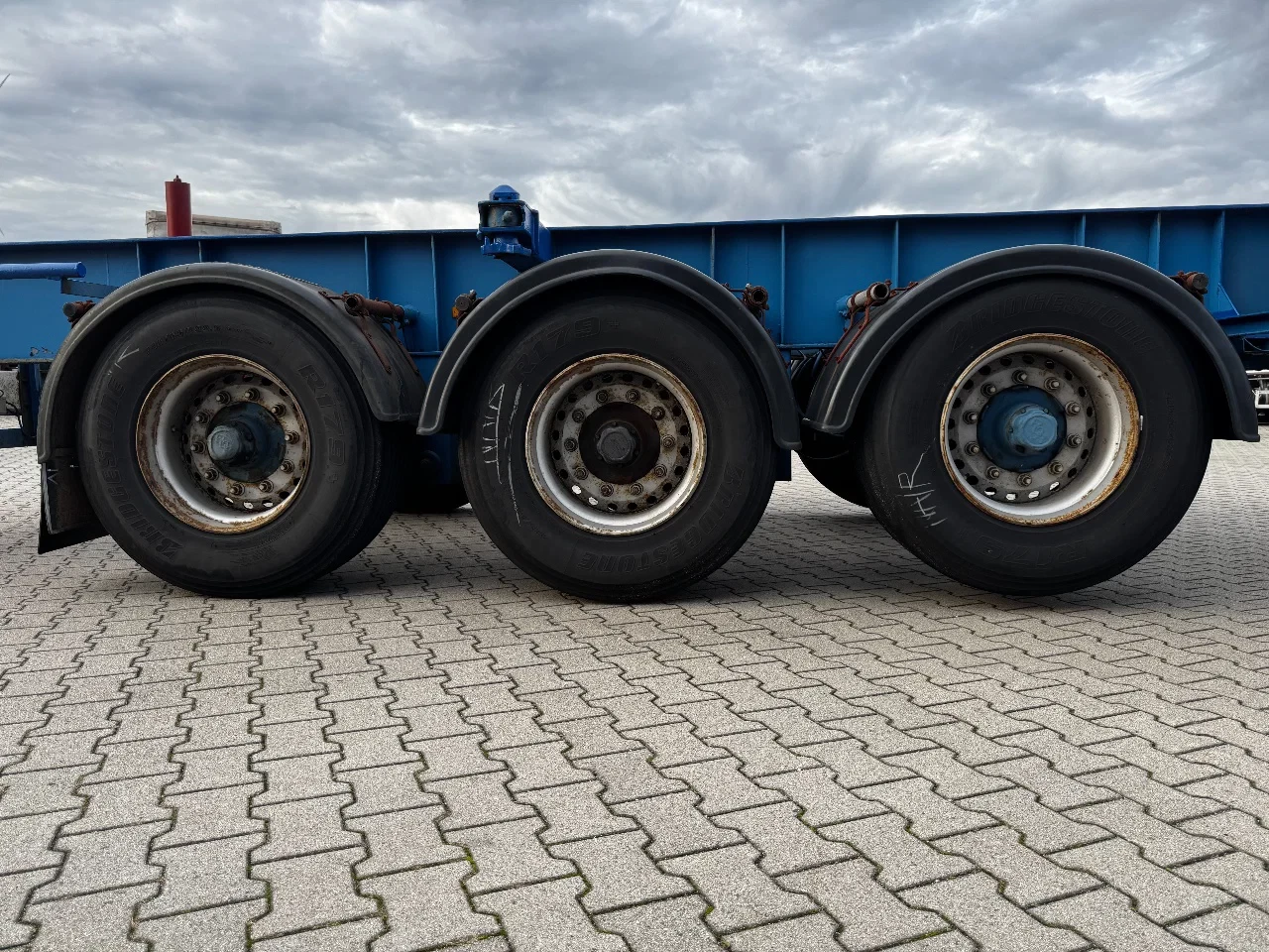Groenewegen 1992 - 40FT-chassis / liftaxle / drumbrakes / NL-Chassis Bild 21