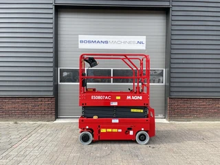 Magni ES0807 AC schaarhoogwerker NIEUW €165 LEASE 2024 te koop