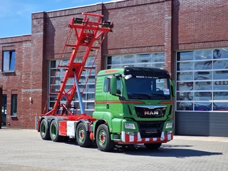 MAN TGS 2017 - 35.420 8x2*4 - HMF Container system - Euro 6 - Automatic te koop