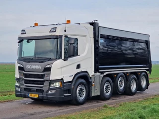 Scania N/A 2024 - 10x4 Quadro 46-ton met hefbare uitschakelbare 5de as en Gijsbertsen achterover kipper te koop
