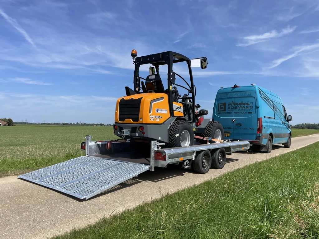 Vlemmix machinetransporter 3500 kg 400x180 2 x as 1800 kg NIEUW 2026 afbeelding 1