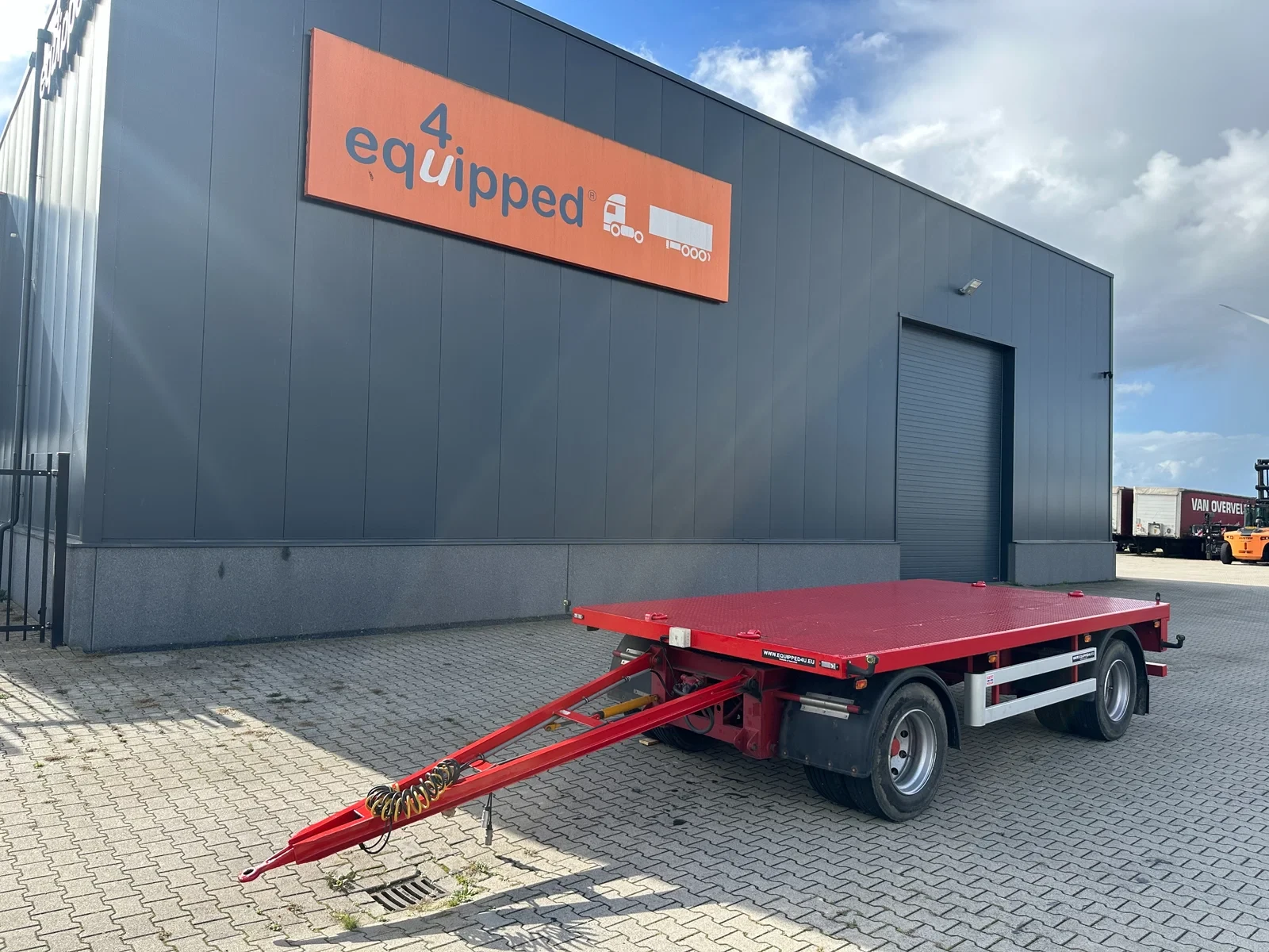 LAG A-2-20 1992 - 2-axle BALLAST drawbar-trailer / SAF + drum / NL-trailer / APK: 12-2026 Bild 1