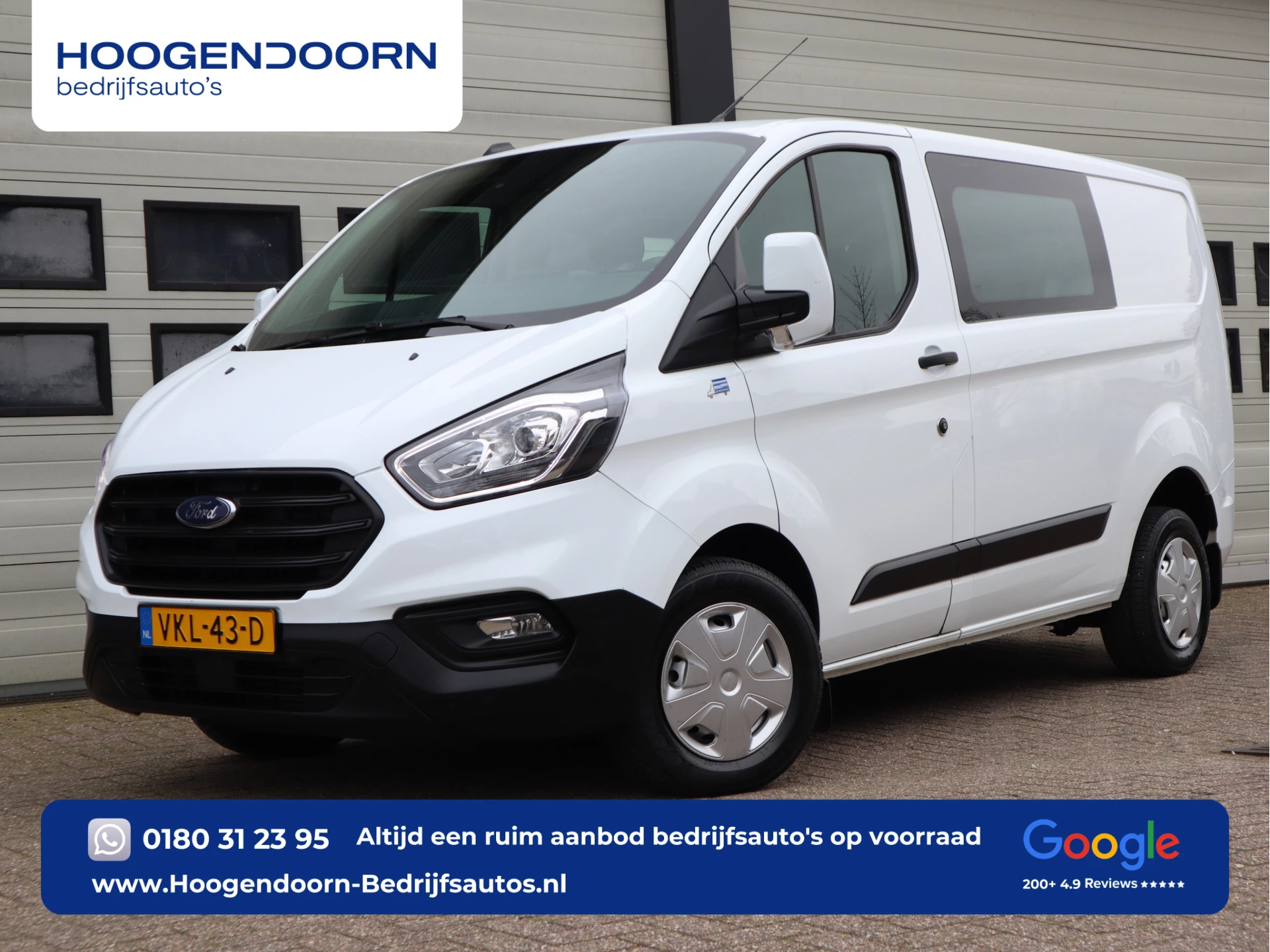 Ford Transit Custom 2021 - 280 2.0 TDCI 130pk Euro 6 - DC 5 Pers. - Trekhaak - Airco - Navi imagen 1