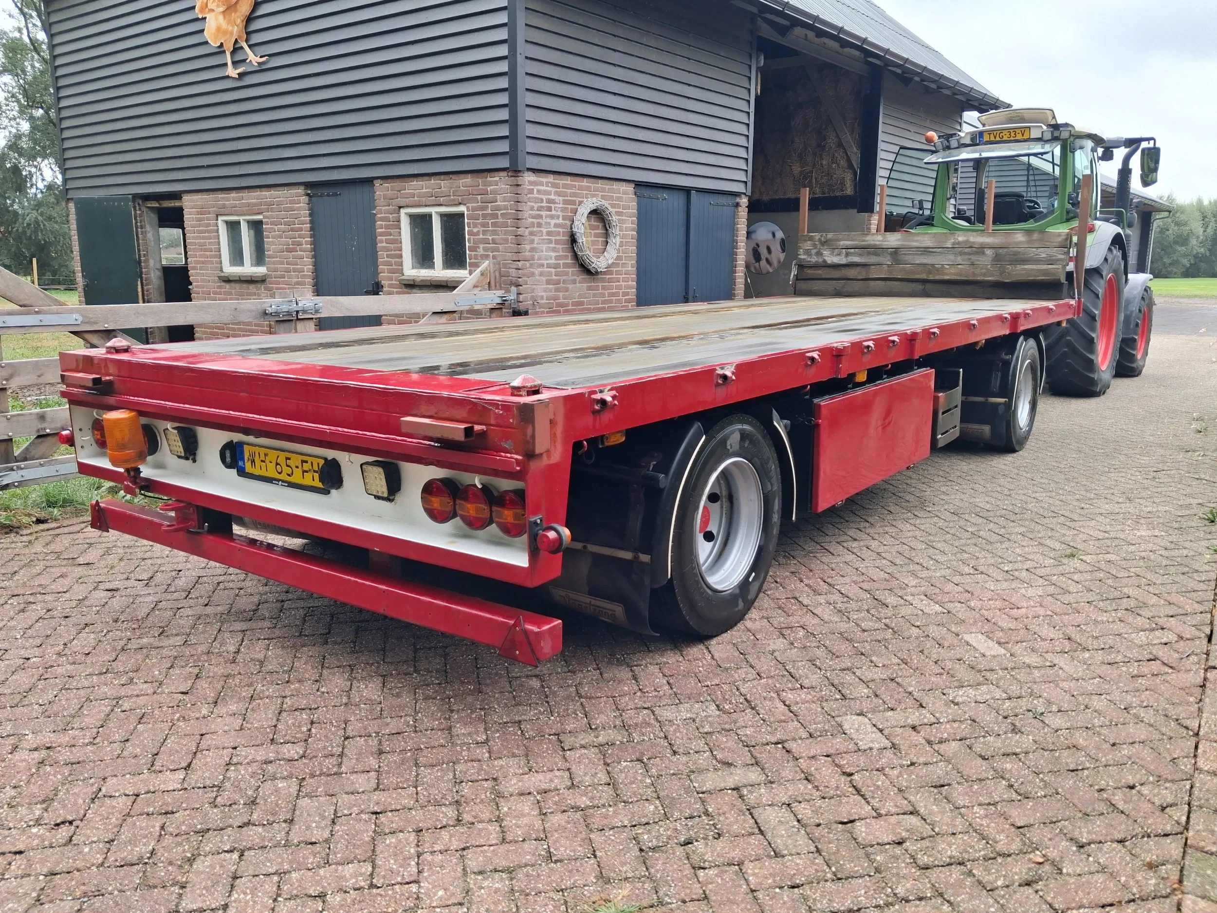 GS Meppel AI-2000 U 1991 - Meppel 15ton aanhanger twistlock lucht geremd afbeelding 1