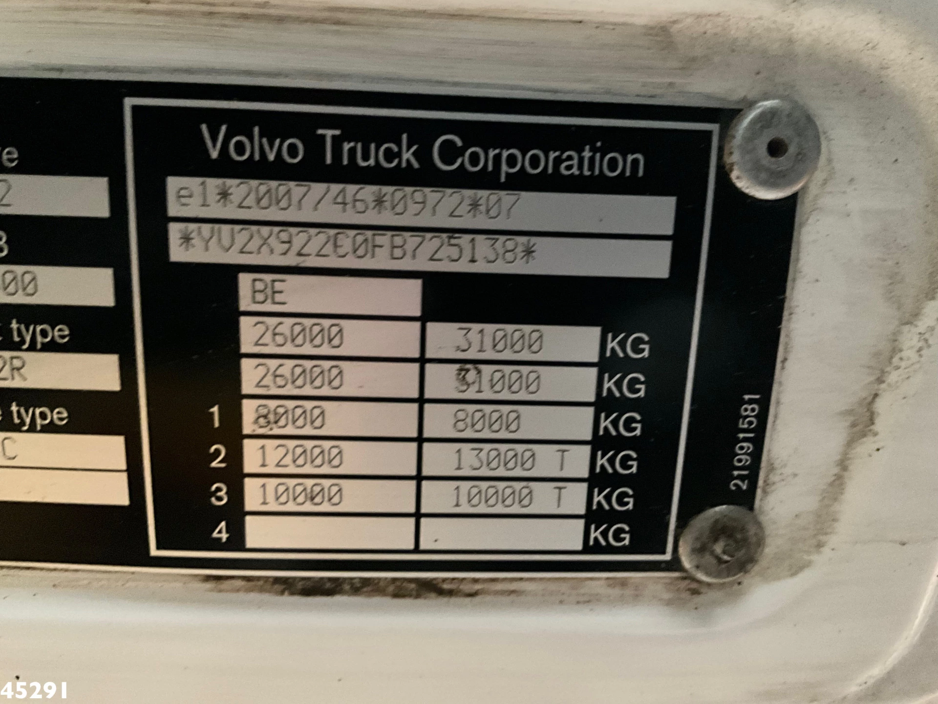 Volvo FM 370 Euro 6 VDK 25m³ 2015 immagine 20
