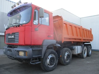 MAN 35.414 2003 - , 8x4 , ZF Manual , EURO 3 , 3 way tipper , Spring suspension obrazek 8