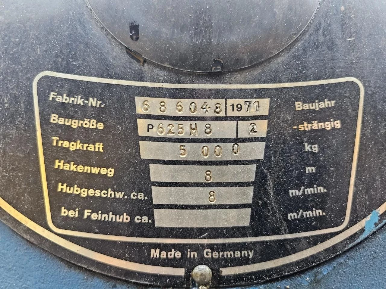 Demag 5000KG P625H8 1971 afbeelding 11