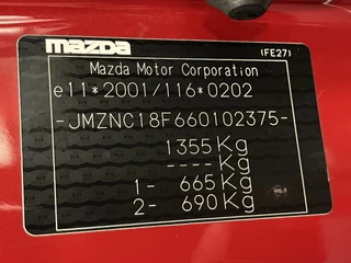 Mazda MX-5 2005 - NC Roadster 2.0i S-VT 3rd Generation Limited Nr.2015 Airco Bose Xenon Leder NL Auto Unieke Staat!! zdjecie 20
