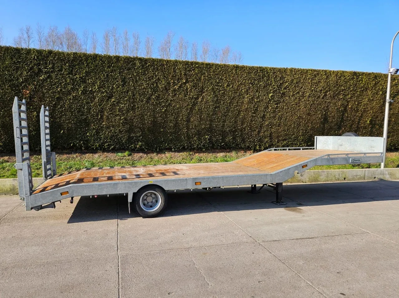 Veldhuizen 2023 - 5,0-tons Semi-dieplader oplegger 7,5 m. Bild 2
