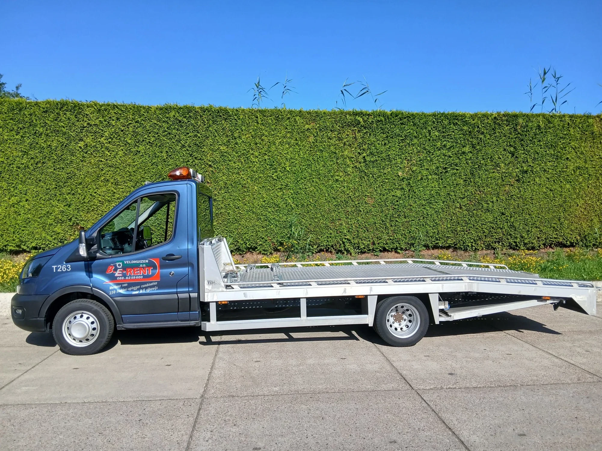 Ford Transit 2024 - Tijhof oprijwagen 5,0 m. afbeelding 2
