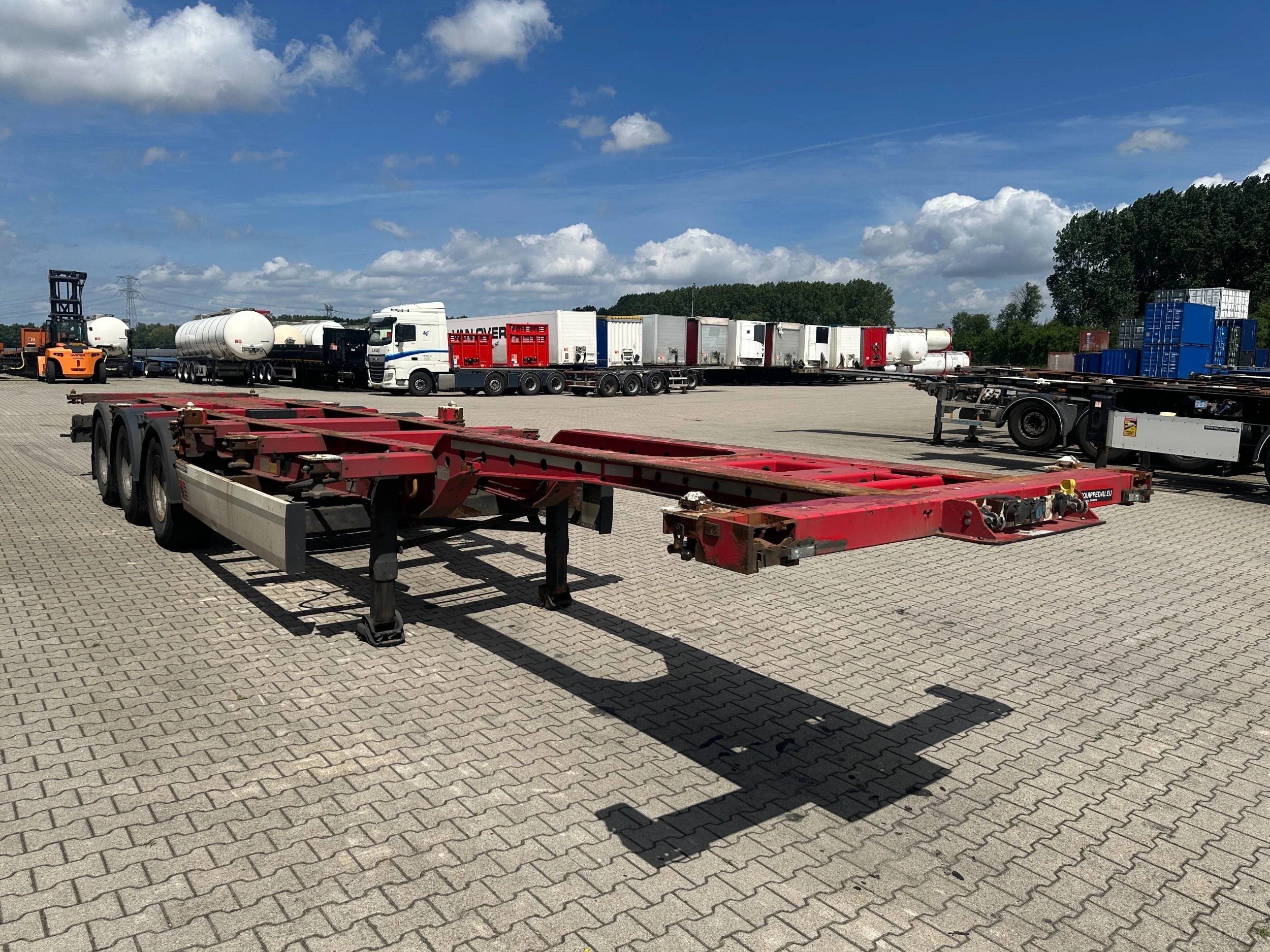 Krone 2015 - 40FT HIGH CUBE / BPW / DRUMBRAKES / NL-CHASSIS afbeelding 12