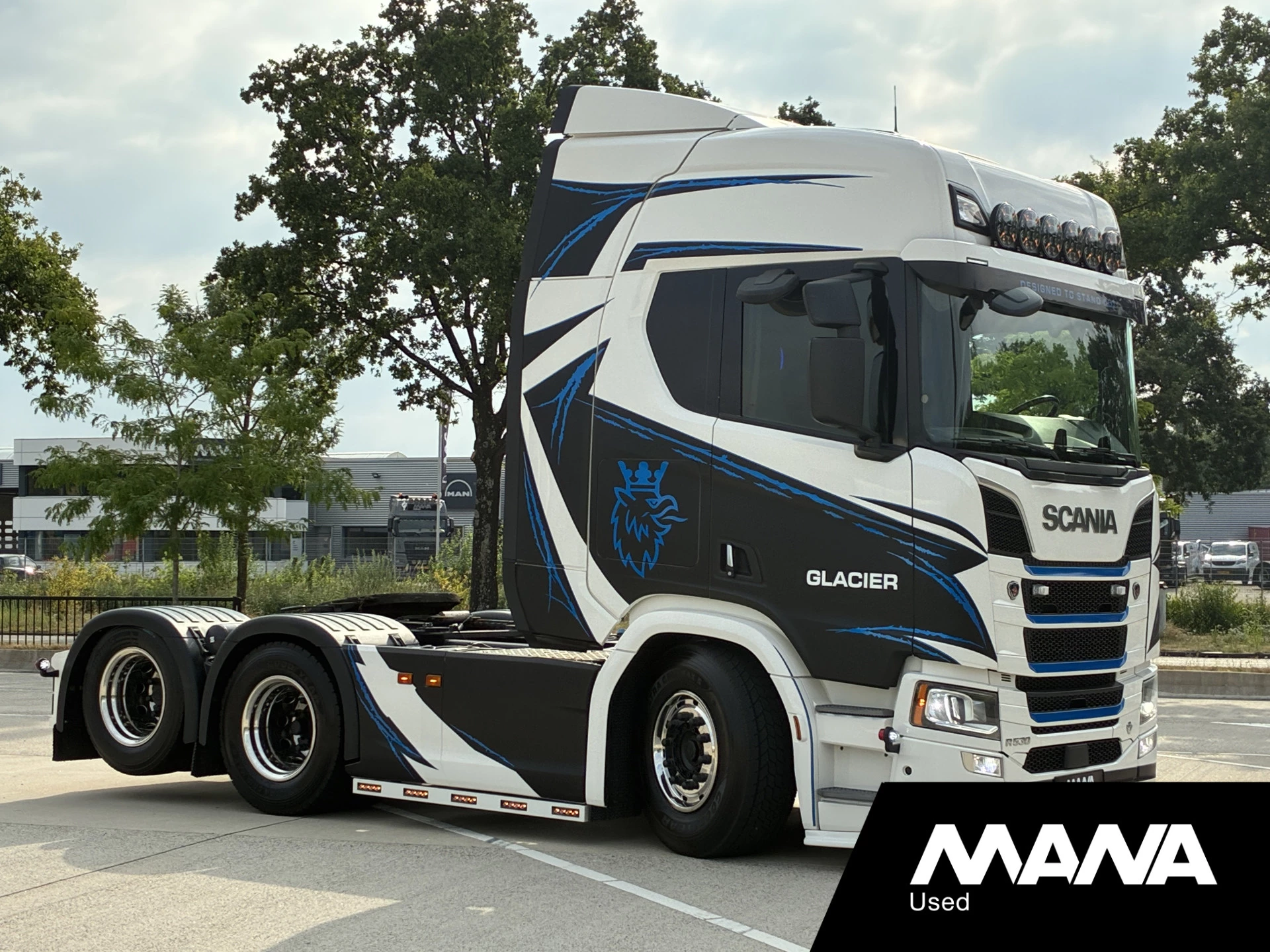 Scania R 2022 - R530 V8 6x2 LL Glacier SHOWTRUCK // BUFFL opbouw - PTO Retarder Lift as Boogie afbeelding 1