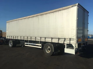 DESOT N/A 1996 - 2 As Vrachtwagen Aanhangwagen Schuifzeil, LLH-08-R afbeelding 4