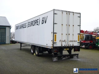 Talson 2-axle closed box trailer 89 m3 1990 zdjęcie 3 miniatura