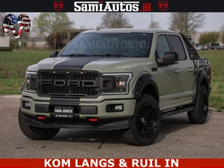 Dodge Ram Pick-Up 2018 - FORD F150 5.0 V8 4X4 | MAT OLIVE GREEN | BIJTELLING VRIJ | ZEER DIK | CAMERA | 3500KG | PANORAMA | LEDER | GO RHINO ROLLBAR | immagine 41