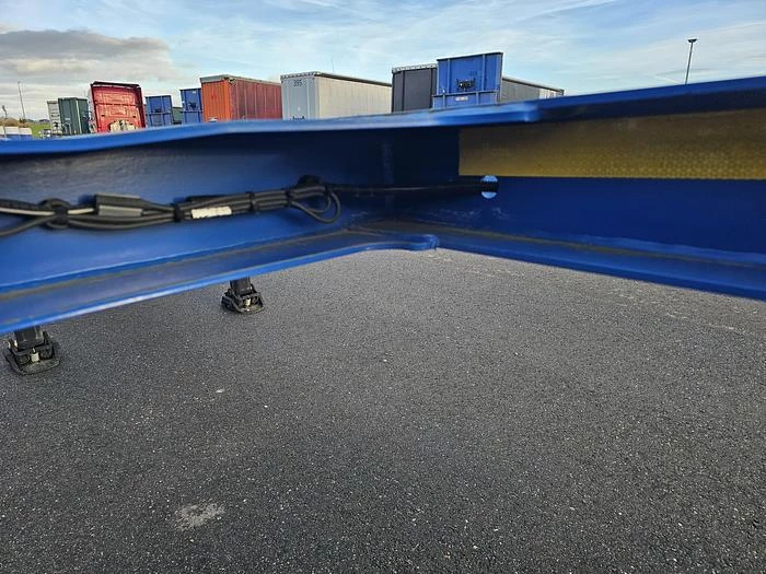 Van Hool A2C001 container CHASSIS -55 foot - 2 X 20 FOOT 45 ft 40 ft. -BPW DISC.-steering axle- 2 pieces -financiering mogelijk 2020 image 11