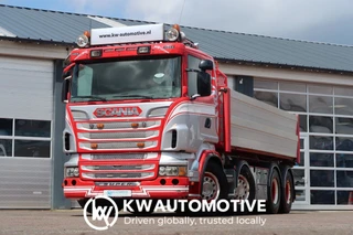 Scania R 2011 - R500 V8 8X4/ FULL AIR/ 3 WAY CABLE SYSTEM/ CONTAINER/ te koop