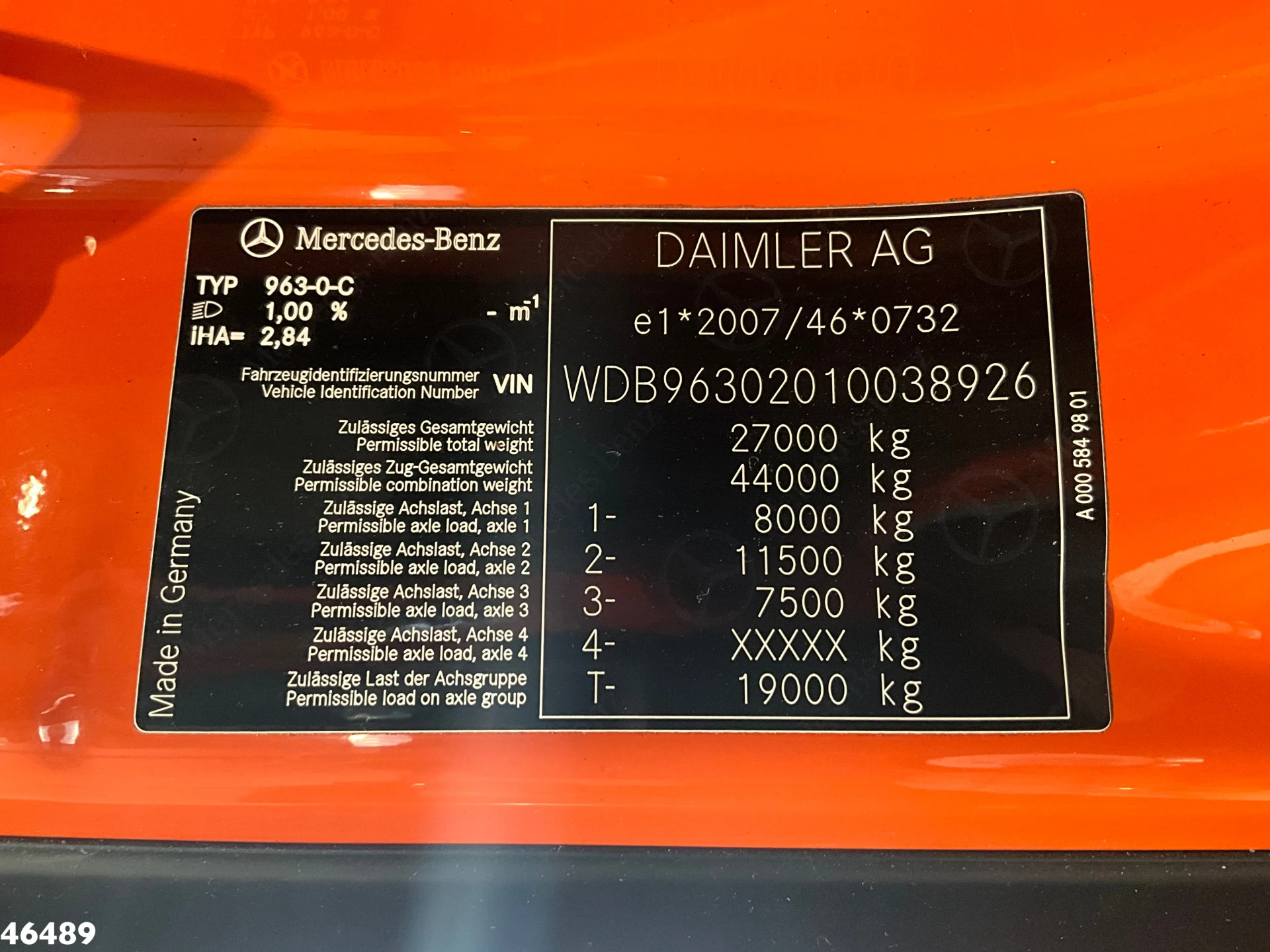 Mercedes-Benz Antos 2533 Geesink 24m³ 2016 afbeelding 21