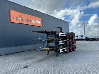 Burg N/A 2012 - stack of 3x 2012 BURG 20FT ADR (EX/II, EX/III, FL, AT) Chassis, Empty weight : 3.690kg, SAF INTRADISC, 2x Liftaxle, NL-chassis obrazek 12